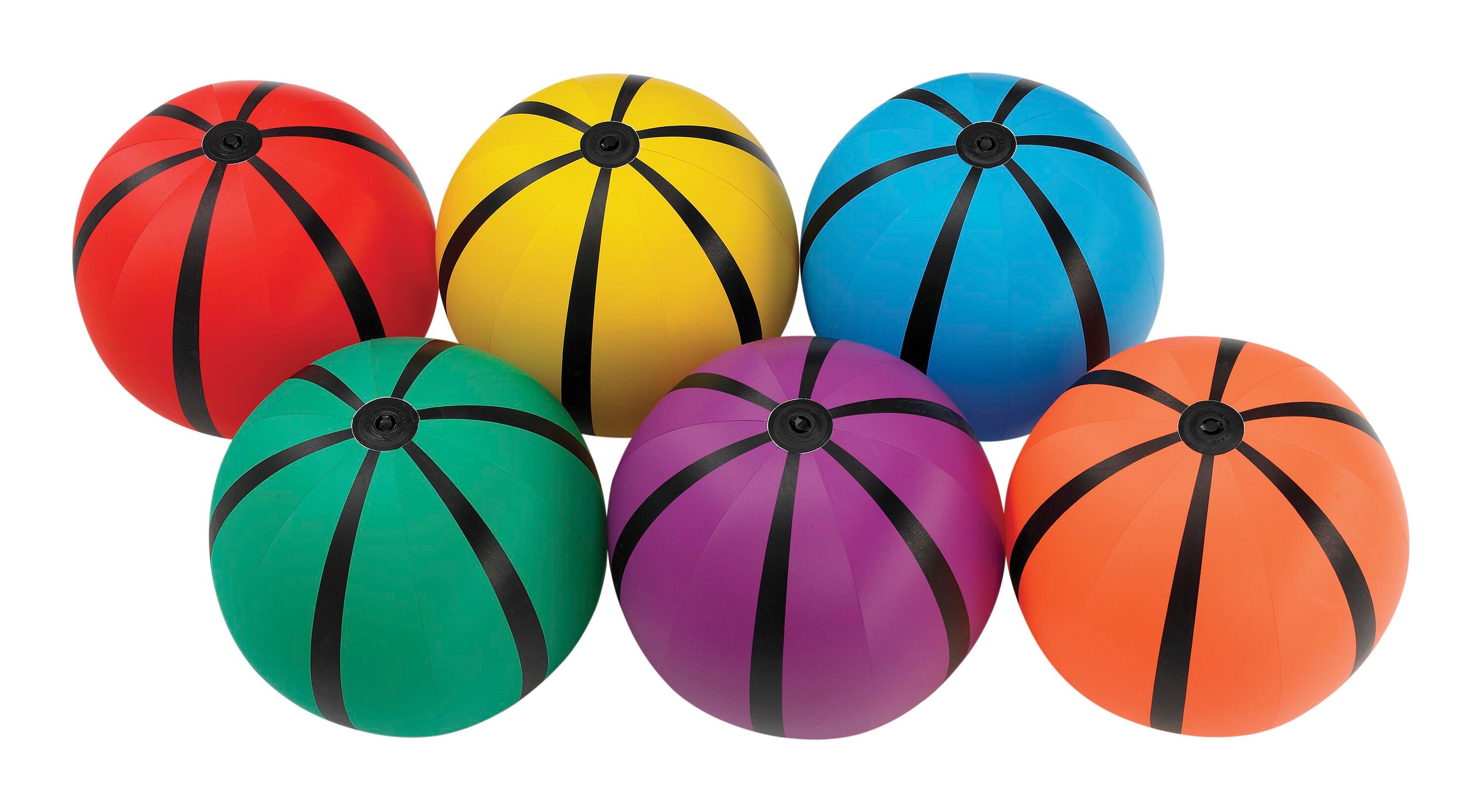 BEACH BALLS HD - LARGE - SET OF 6