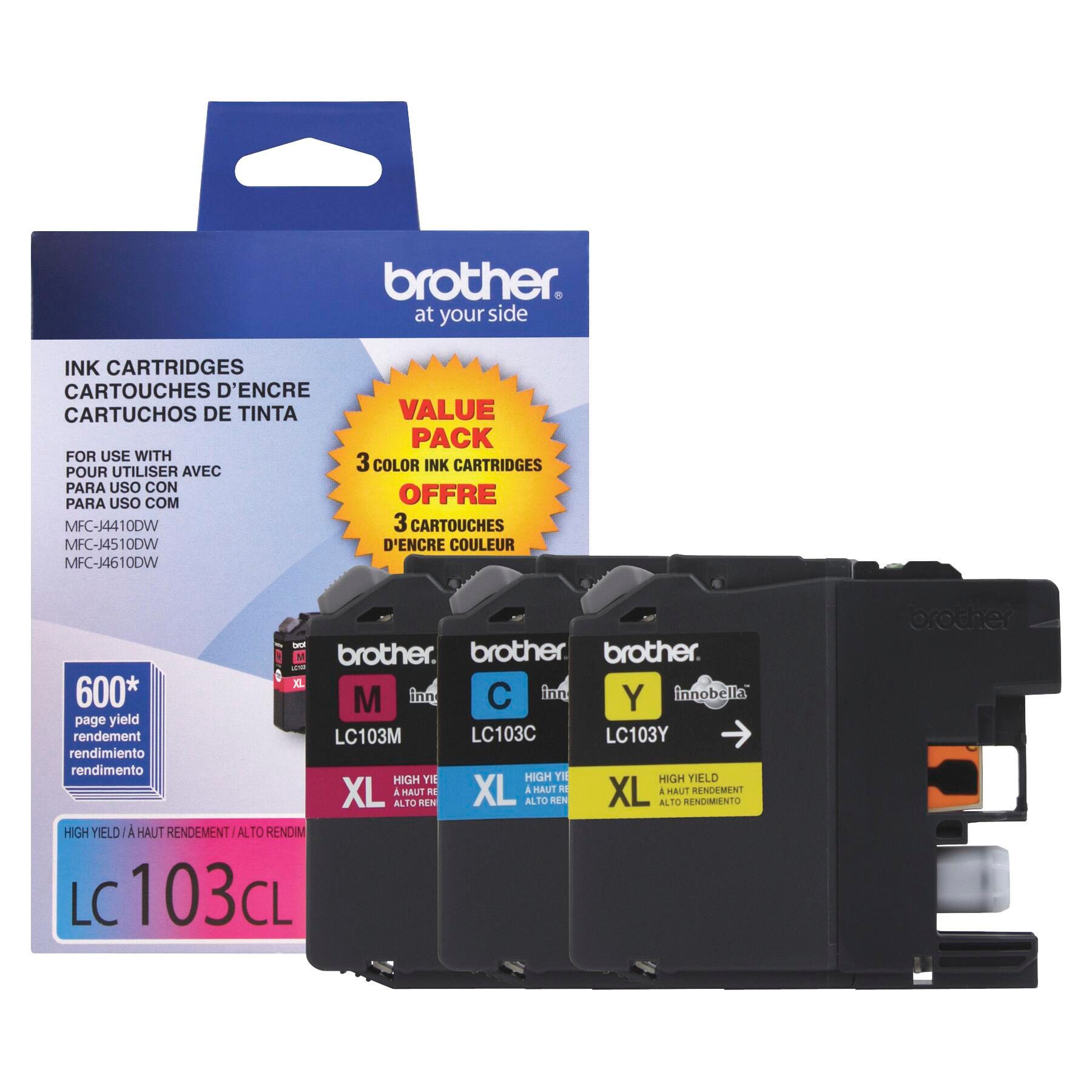 CARTRIDGE INK TONER BROTHER BRTLC1033PKS TRI-COLOR