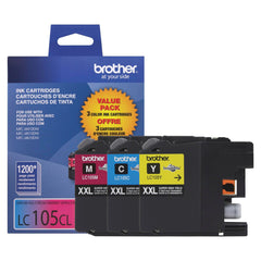CARTRIDGE INK TONER BROTHER BRTLC1053PKS TRI-COLOR PK OF 3