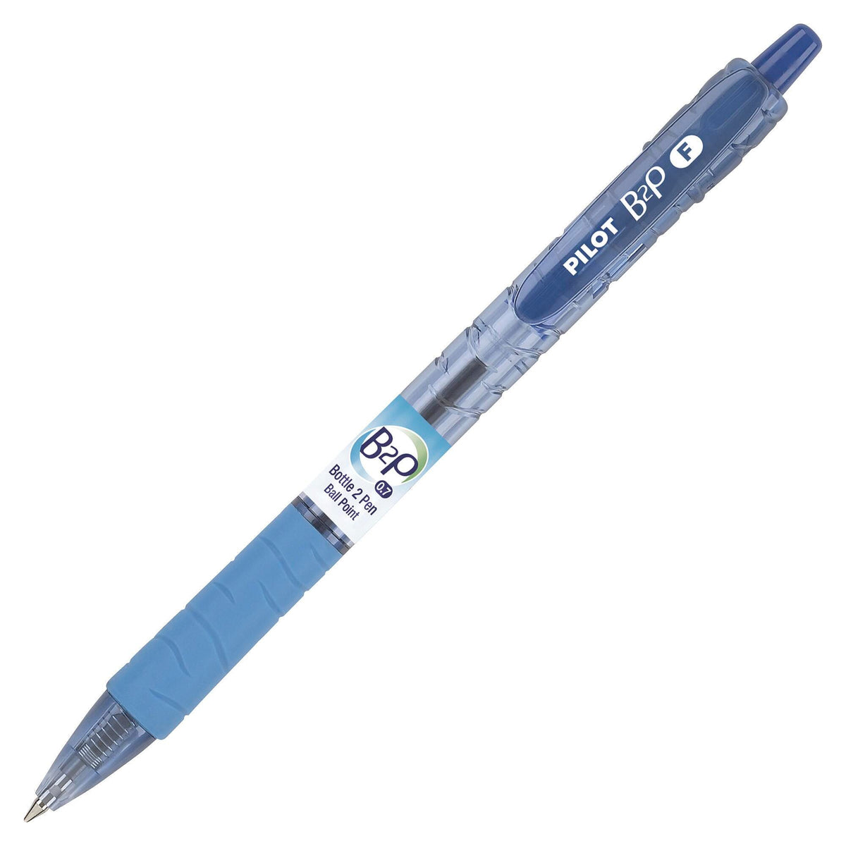 PEN BLUE RETRACTABLE BALL POINT B2P FINE 12/PK