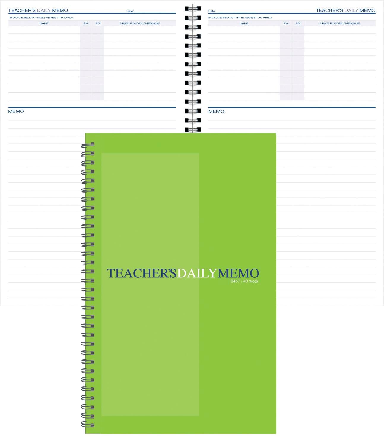 BOOK PLANNER TEACHER DAILY REC -L 6X9 1/2 EACH