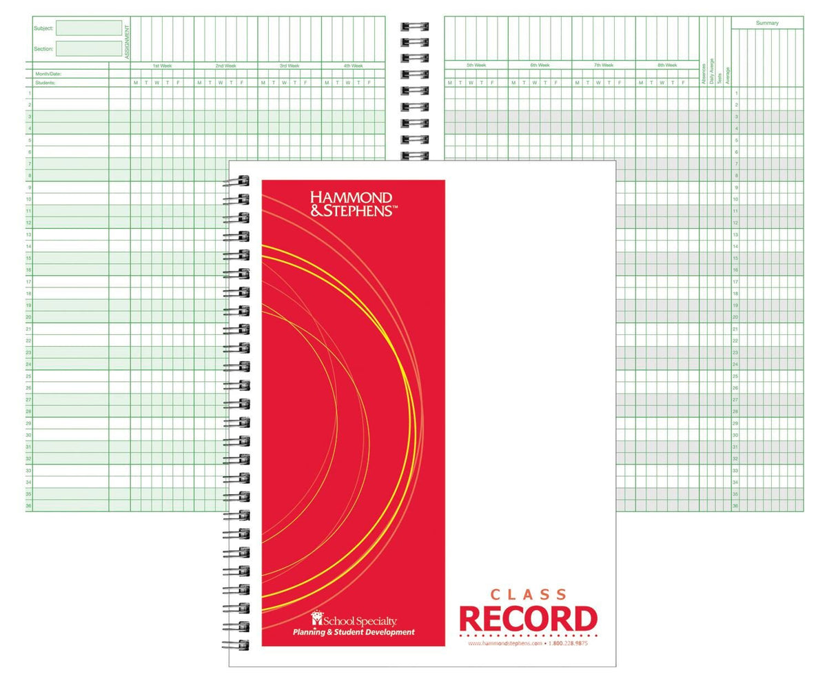 BOOK CLASS RCD 6/7/8 WK 8 1/2X11 EACH