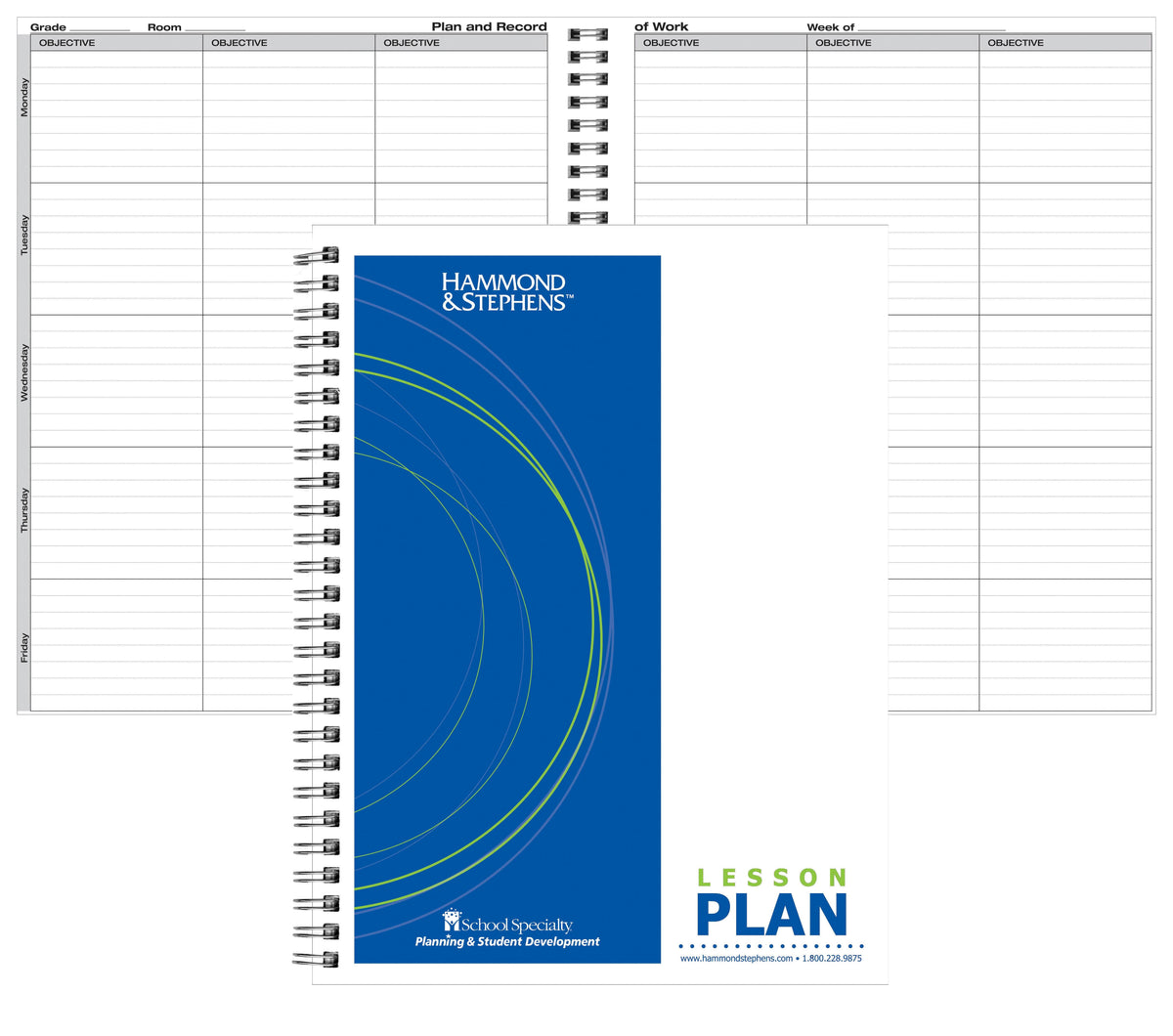 BOOK LESSON PLN 42 WK 6 PERIOD 8 1/2X11 EACH
