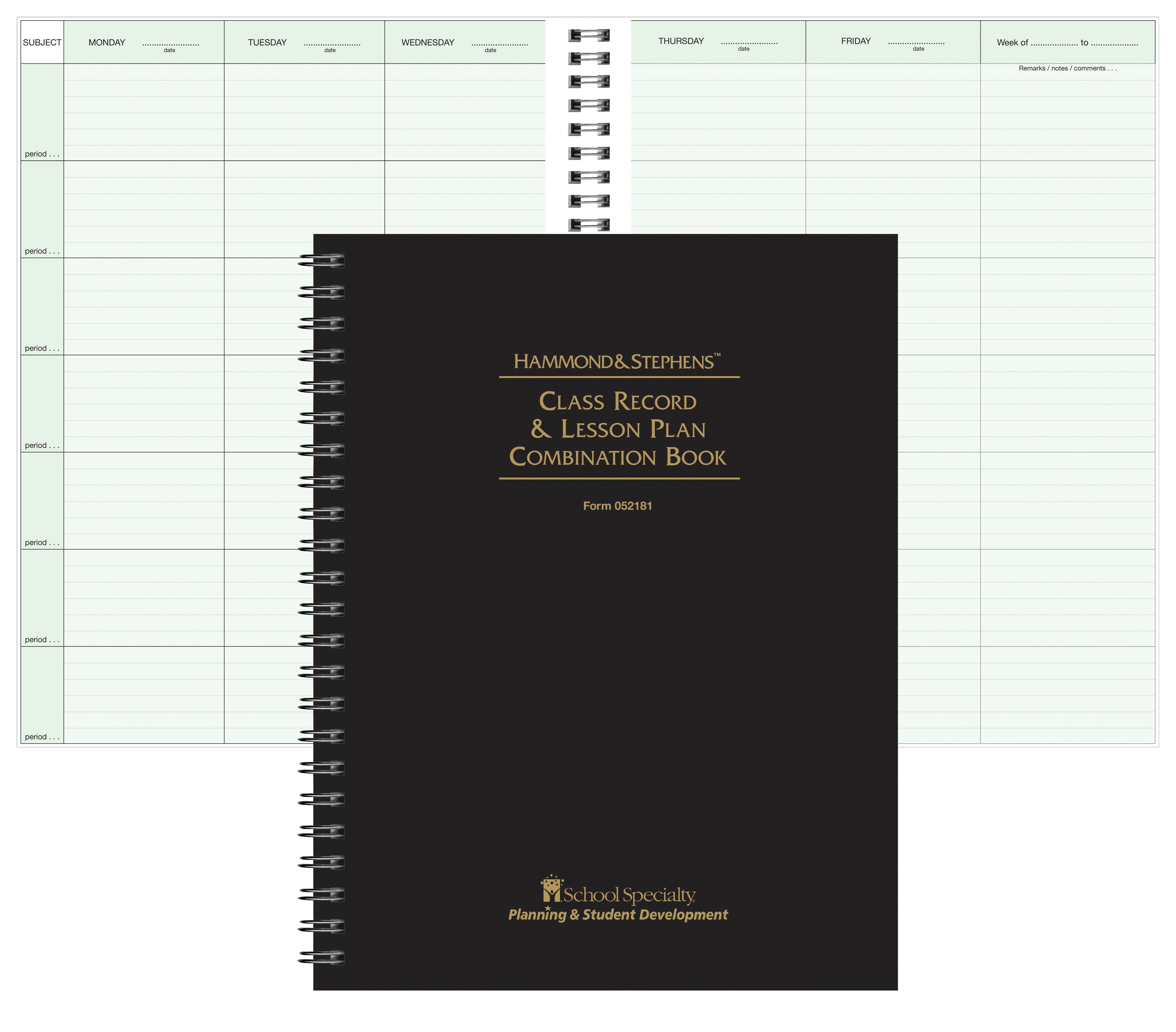 BOOK CRB/LPB COMBO 7 PERIOD 10 WK 8 1/2X11 EACH