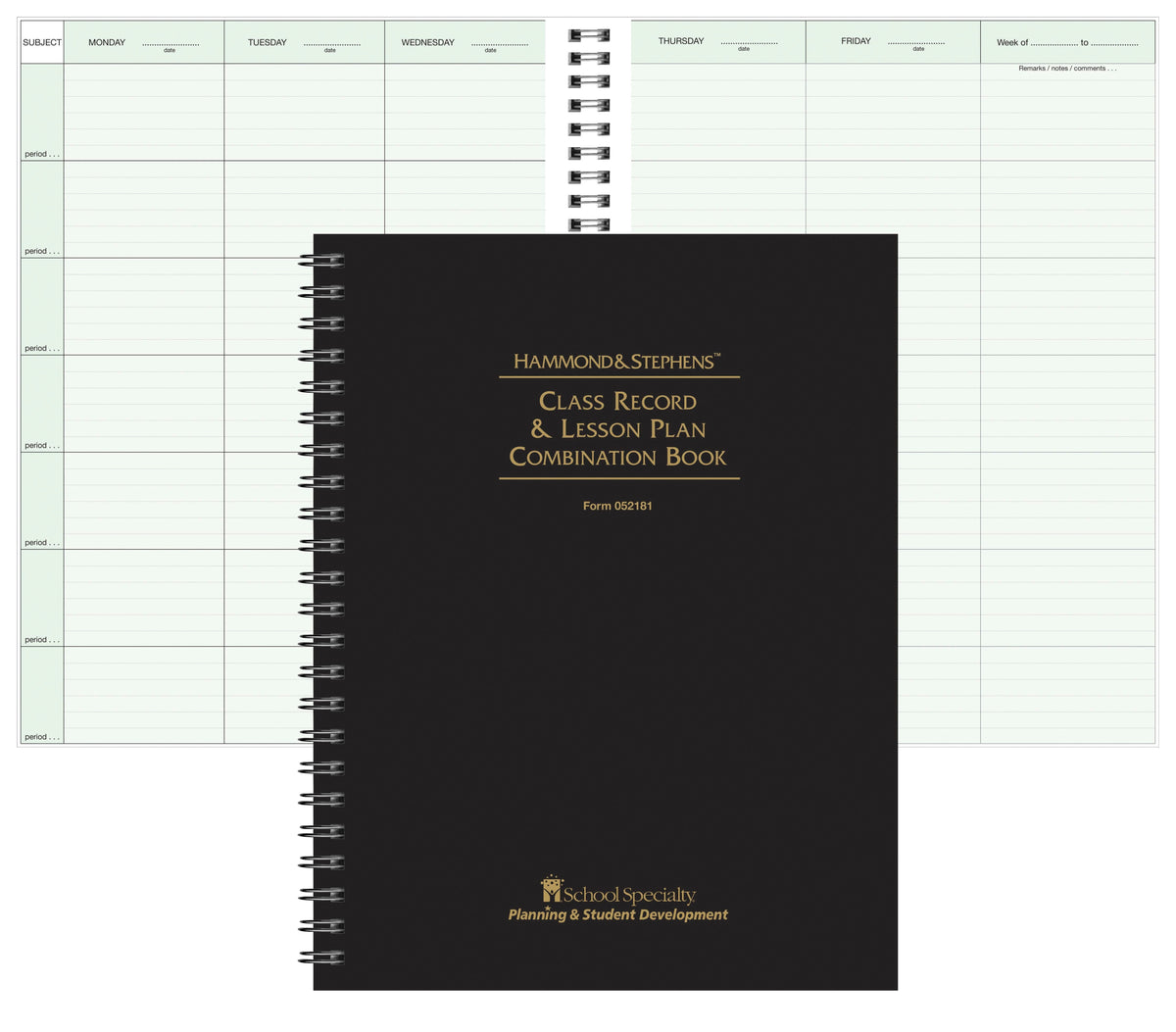 BOOK CRB/LPB COMBO 7 PERIOD 10 WK 8 1/2X11 EACH