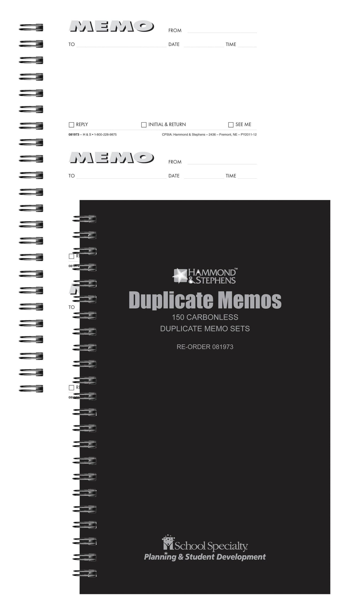BOOK COMMUNICATION N417D DUPL MEMO EACH