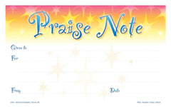 FORM COMMUNICATION PRAISE NOTE 5X8 CBLS W/C EACH