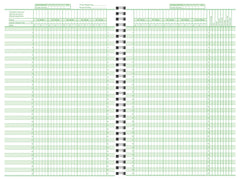 BOOK CLASS REC 9WK 8SUBJ -P 6 3/4X11 EACH