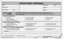 FORM COMMUNICATION DISCIPL REFER 5X8 CBLS EACH
