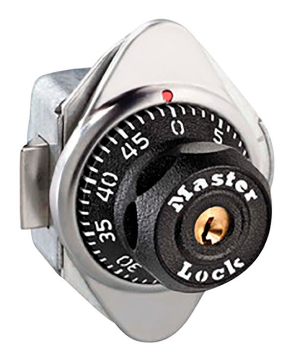 BUILT-IN-LOCK - MASTER LOCK 1654 SERIES BUILT-IN COMBINATION LOCK FOR HORIZONTAL LATCH BOX LOCKERS - RIGHT HINGED - SPECIFY KEY SERIES