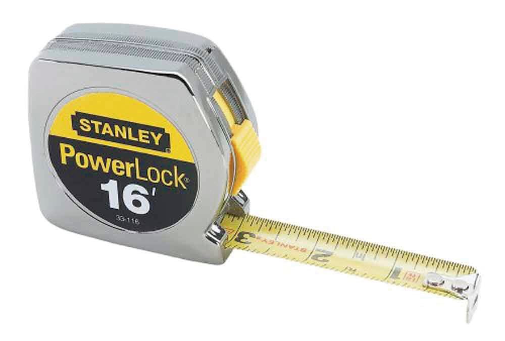 STANLEY - POWERLOCK TAPE MEASURE - 3/4 X 16 IN