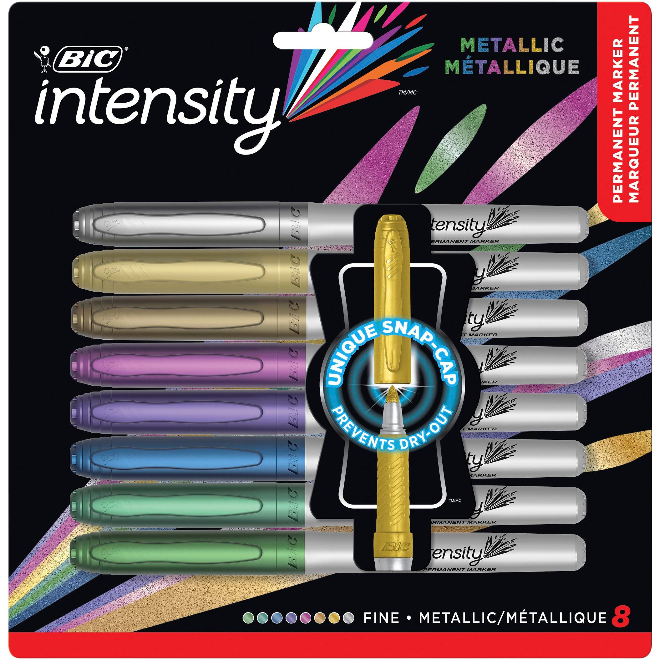 MARKER PERMANENT INTENSITY METALLIC FINE ASST SET OF 8