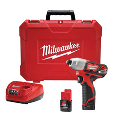 M12 1/4INCH HEX 12 VOLT IMPACT DRIVER KIT