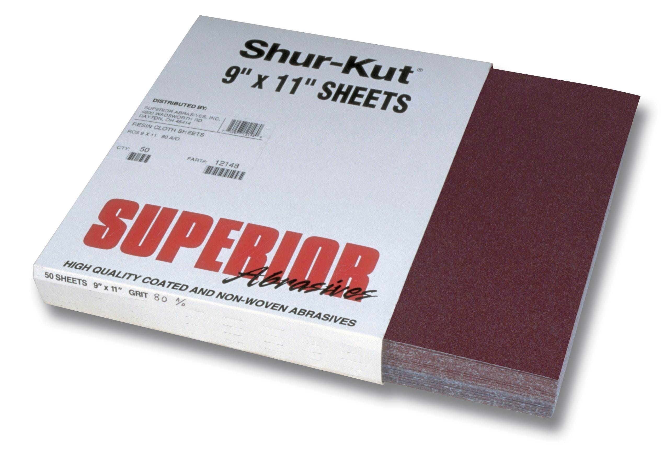 ABRASIVES - 9 X 11 500 GRIT 50 PER PACK - PACK OF 50