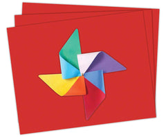 BOARD RAILROAD 22X28 RED SCHOOL SMART 4PLY PACK OF 25