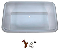 TUB W/FAUCET DRAIN SAND AND WATER CLEAR MINI