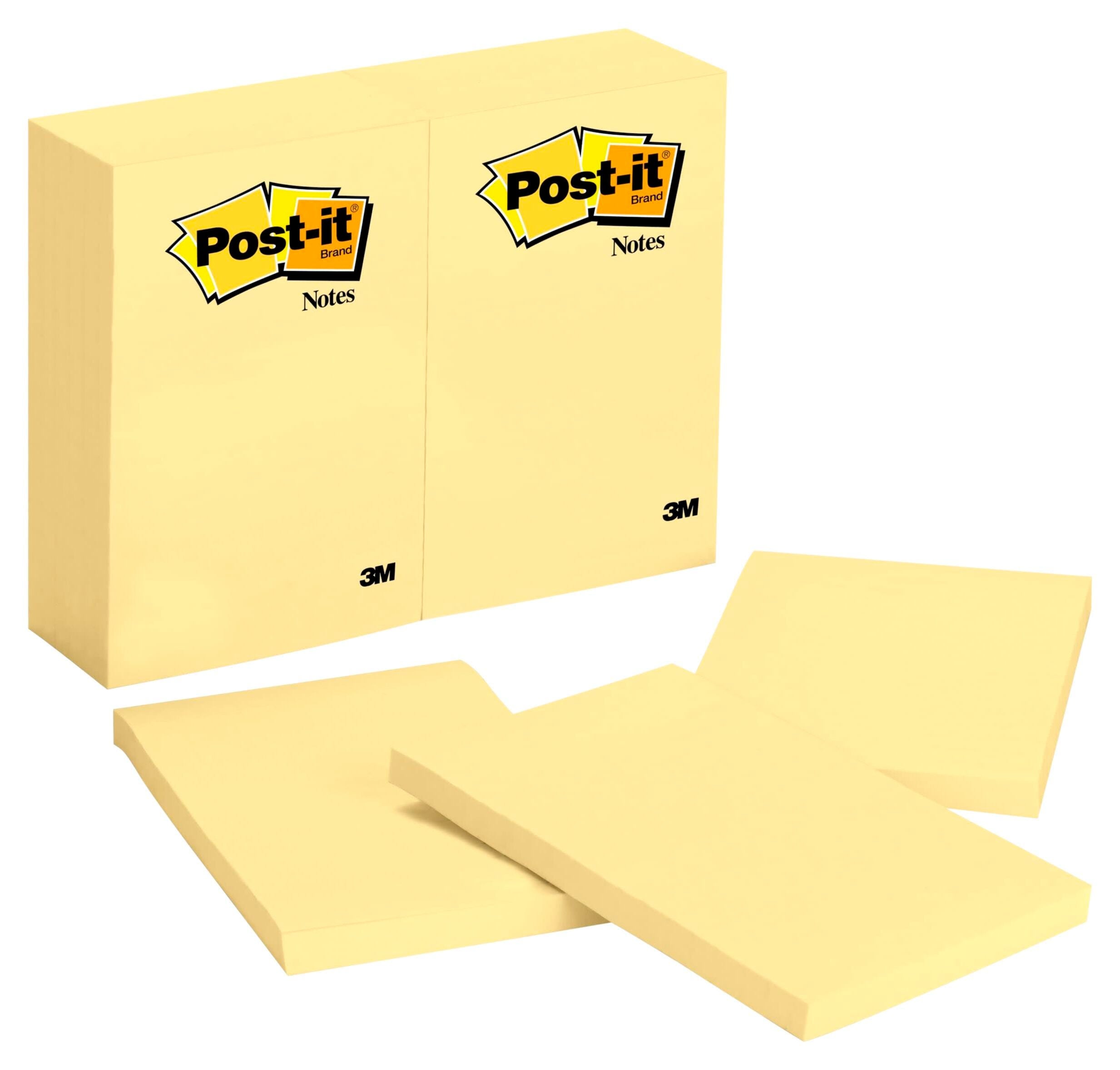 POST-IT NOTES 4X6 CANARY YELLOW PK OF 12