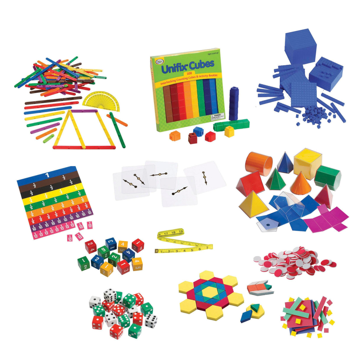 MATH MANIPULATIVE KIT FOR GR 6-8