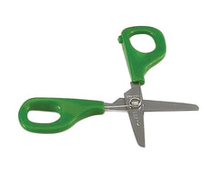 SCISSORS SELF OPENING LEFT HANDED BLUNT TIP GREEN