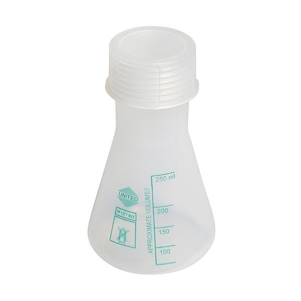 FLASK ERLENMEYER WIDE-MOUTH 125 ML PK/12