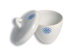 CRUCIBLE TALL FORM W/LID 50ML PK/6