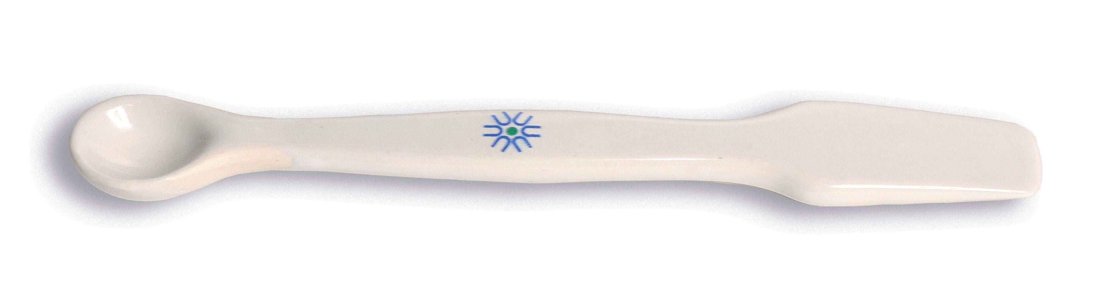 DISC-SPATULA W/SPOON PORCELAIN 198MM 1.2ML