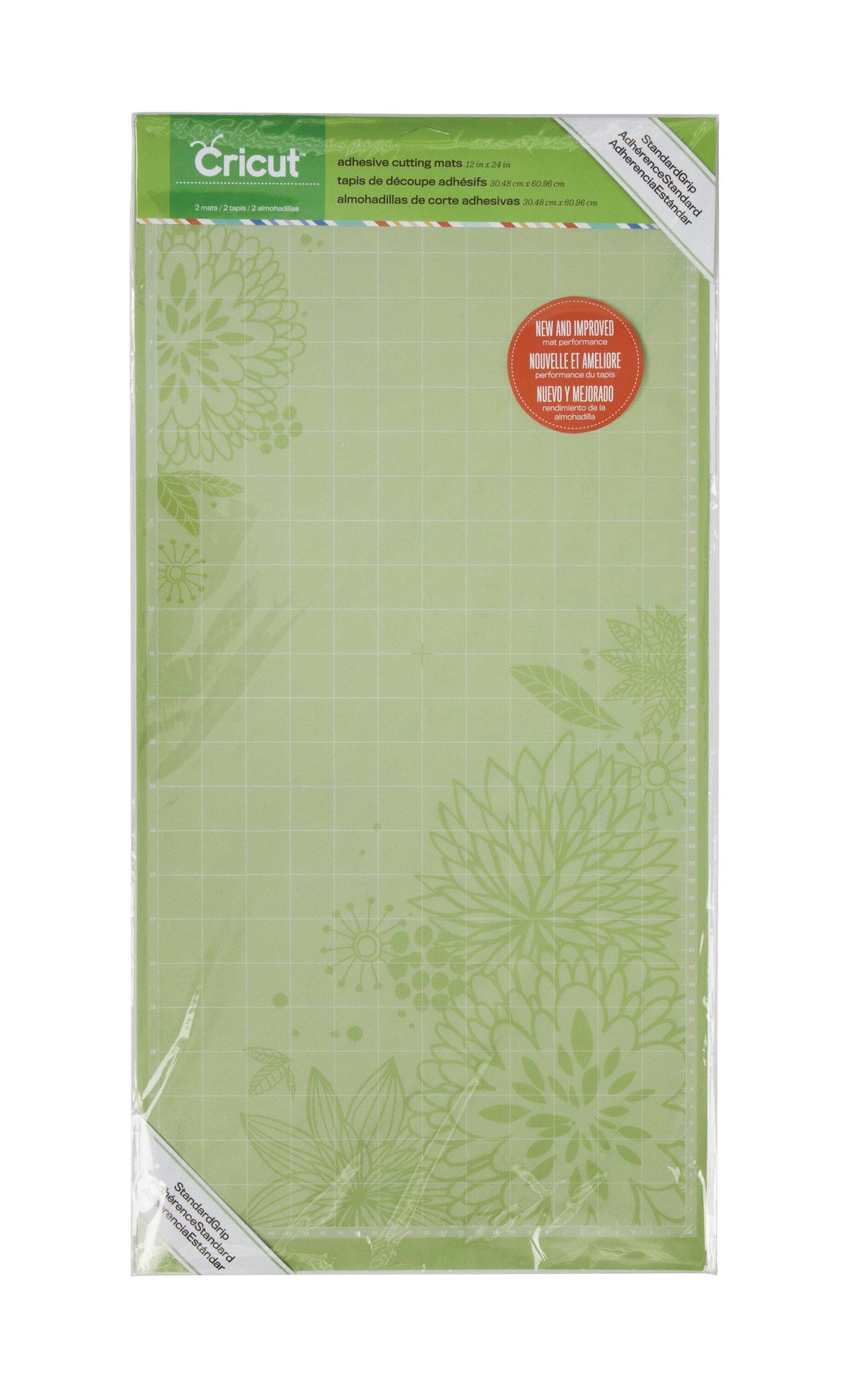 CUTTING MATS CRICUT STANDARD GRIP 12X24 PACK OF 2