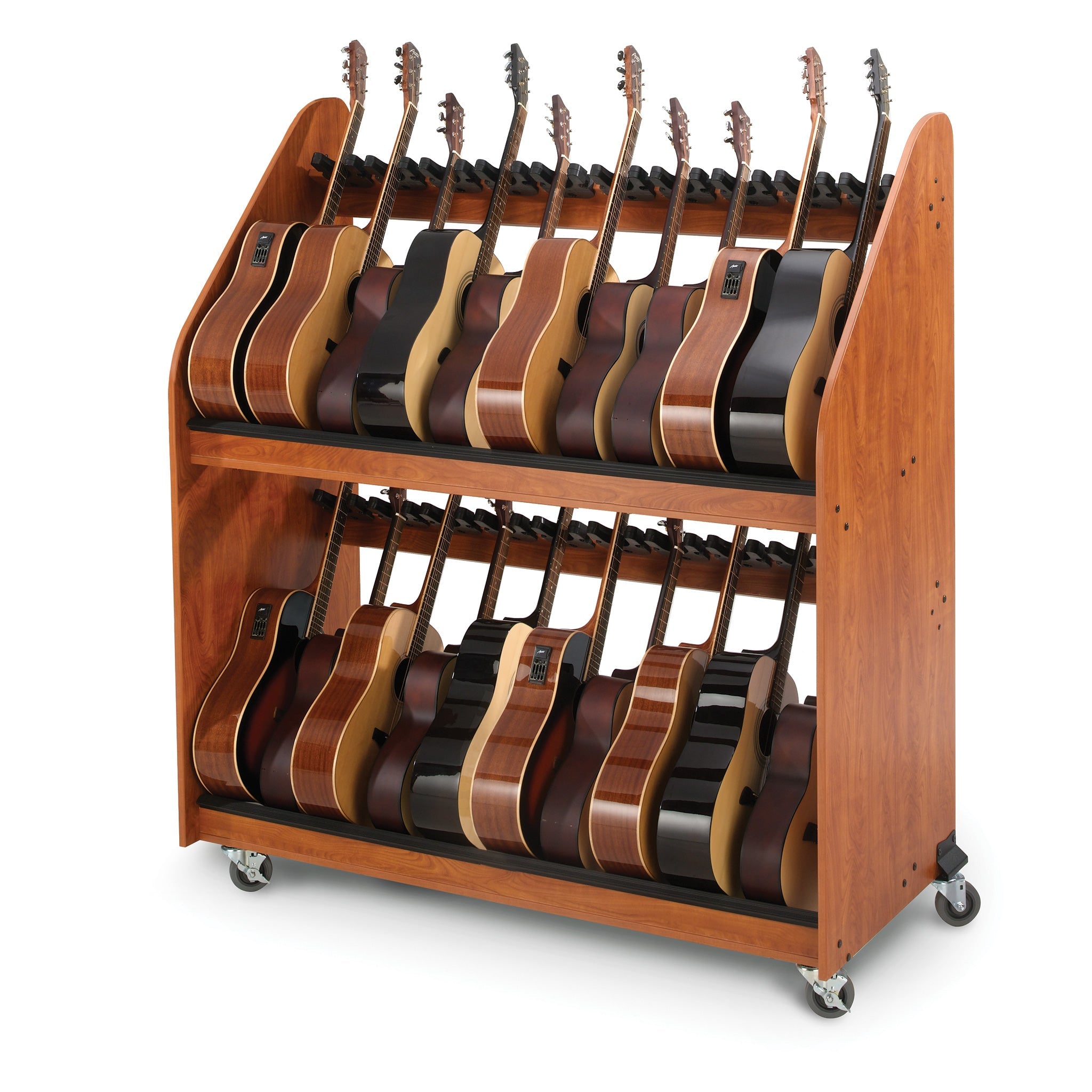 Guitar Rack - up to 20 instruments - Cherry