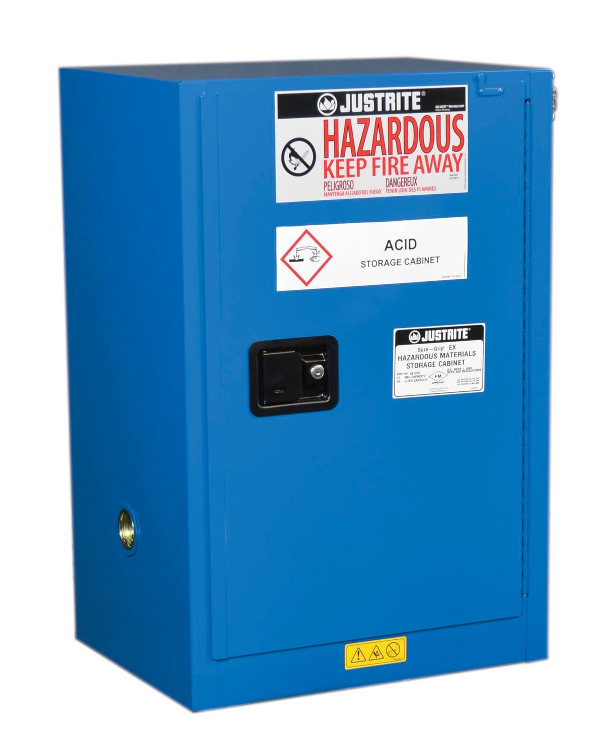 CABINET 12 GAL CPCT BLUE EX HAZ MAT