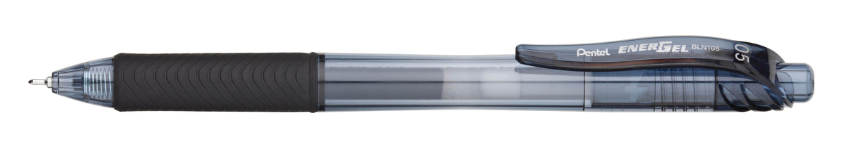 PEN GEL ENERGEL-X RETRACTABLE .5MM BLACK PACK OF 12