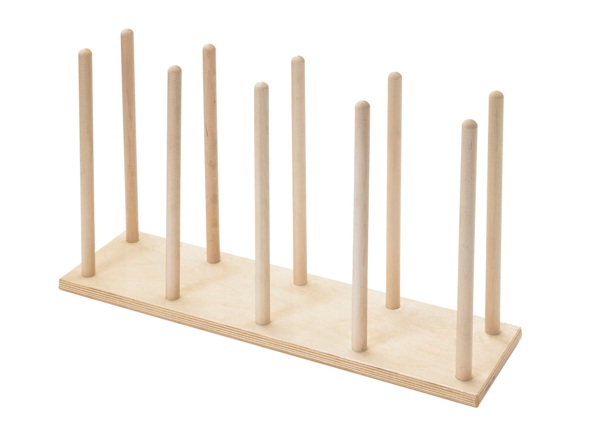 PUPPET STORAGE 10 DOWEL RACK