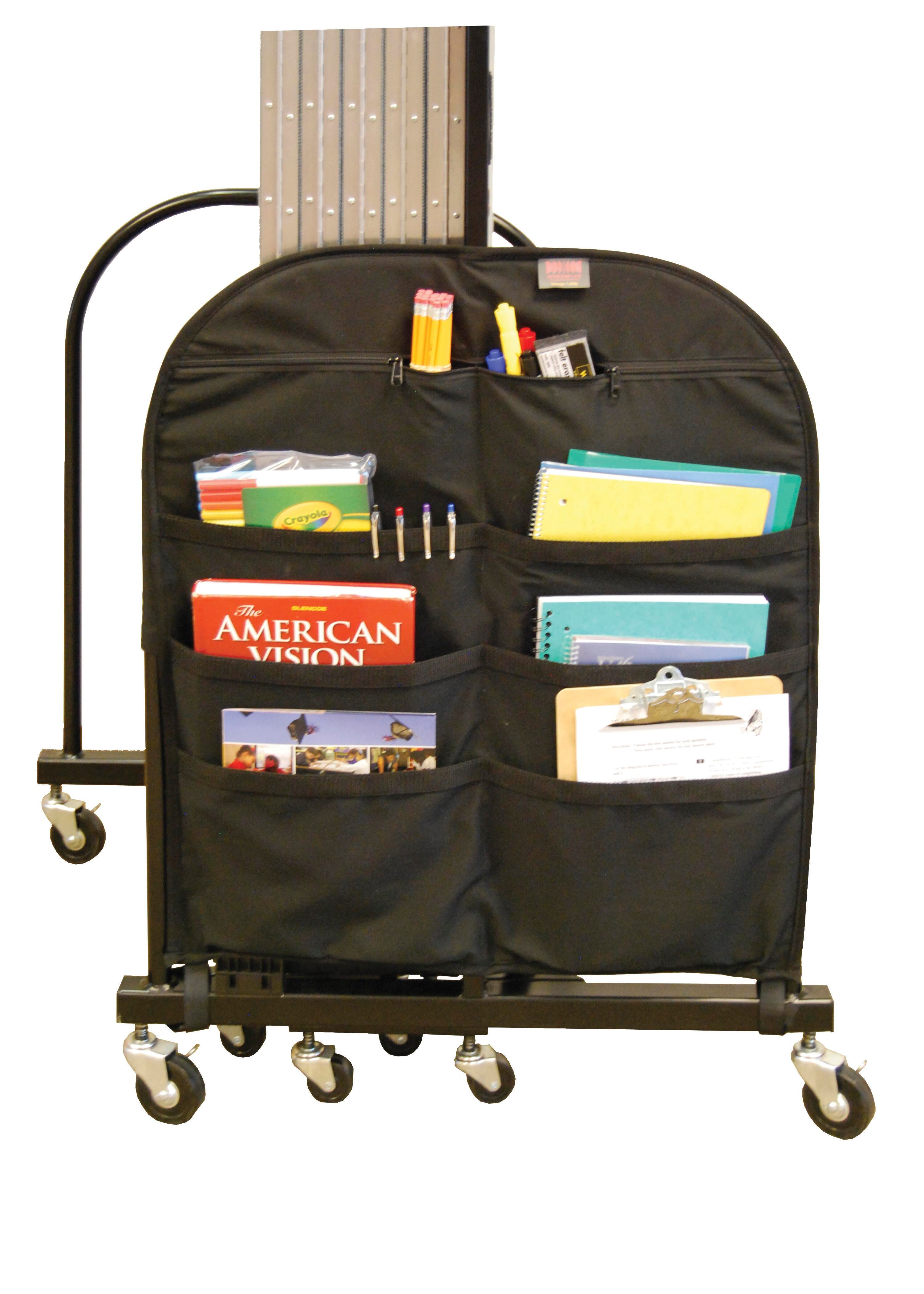 STORAGE CADDY ACCESSORY BAG FOR STANDING ROOM DIVIDERS BLACK