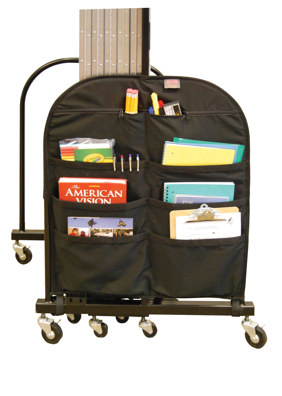 STORAGE CADDY ACCESSORY BAG FOR STANDING ROOM DIVIDERS BLACK