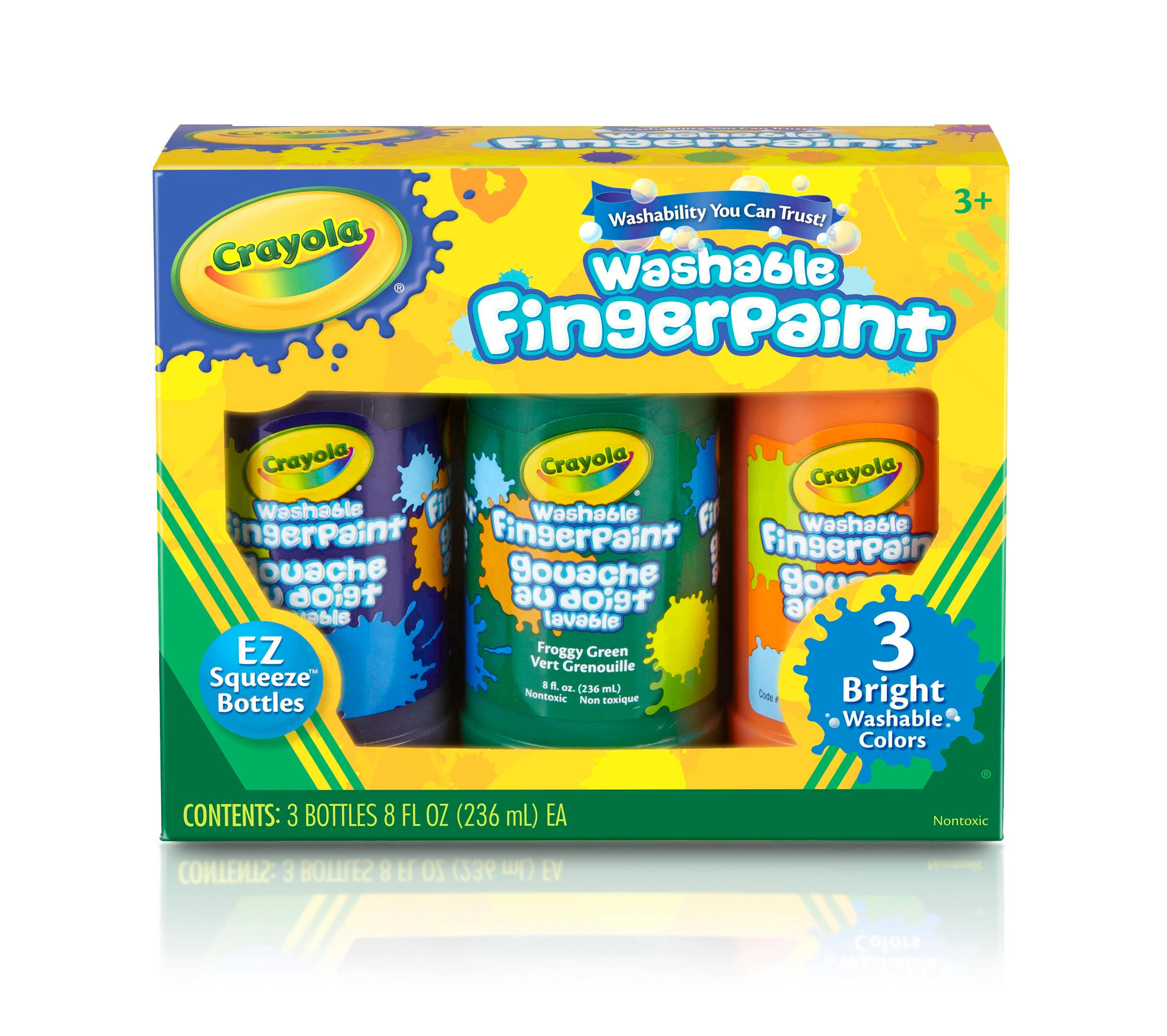 FINGERPAINT WASH CRAYOLA ASST BOLD SECONDARY COLORS SET OF 3