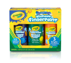 FINGERPAINT WASH CRAYOLA ASST BOLD SECONDARY COLORS SET OF 3