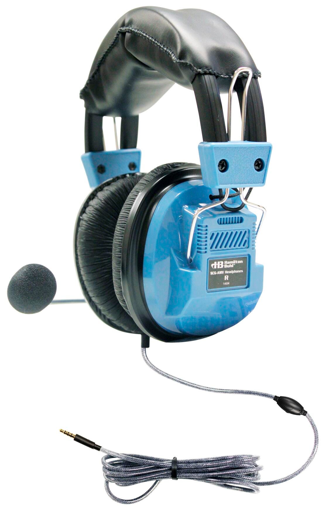 HEADSET DELUXE SCHOOLMATE BLUE HAMILTON BUHL SCG-AMV