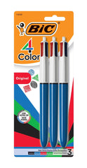 PEN BIC 4-COLOR BUSINESS COLORS PACK OF 3