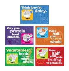 MY PLATE STATIC CLINGS SET OF 10