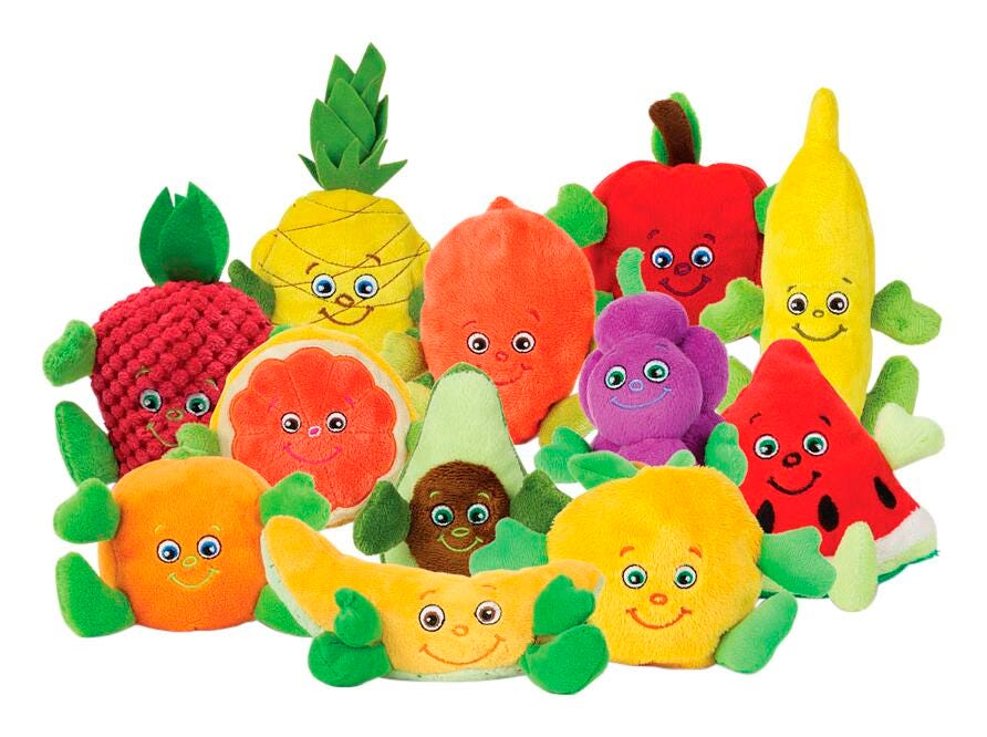FRUIT GARDEN HEROES - SET OF 12
