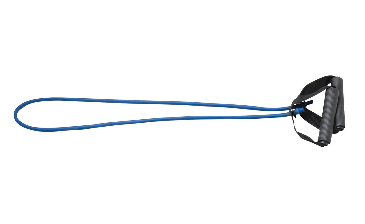 TUBING WITH HANDLES EXERCISER - 48 INCH - BLUE - HEAVY - CANDO