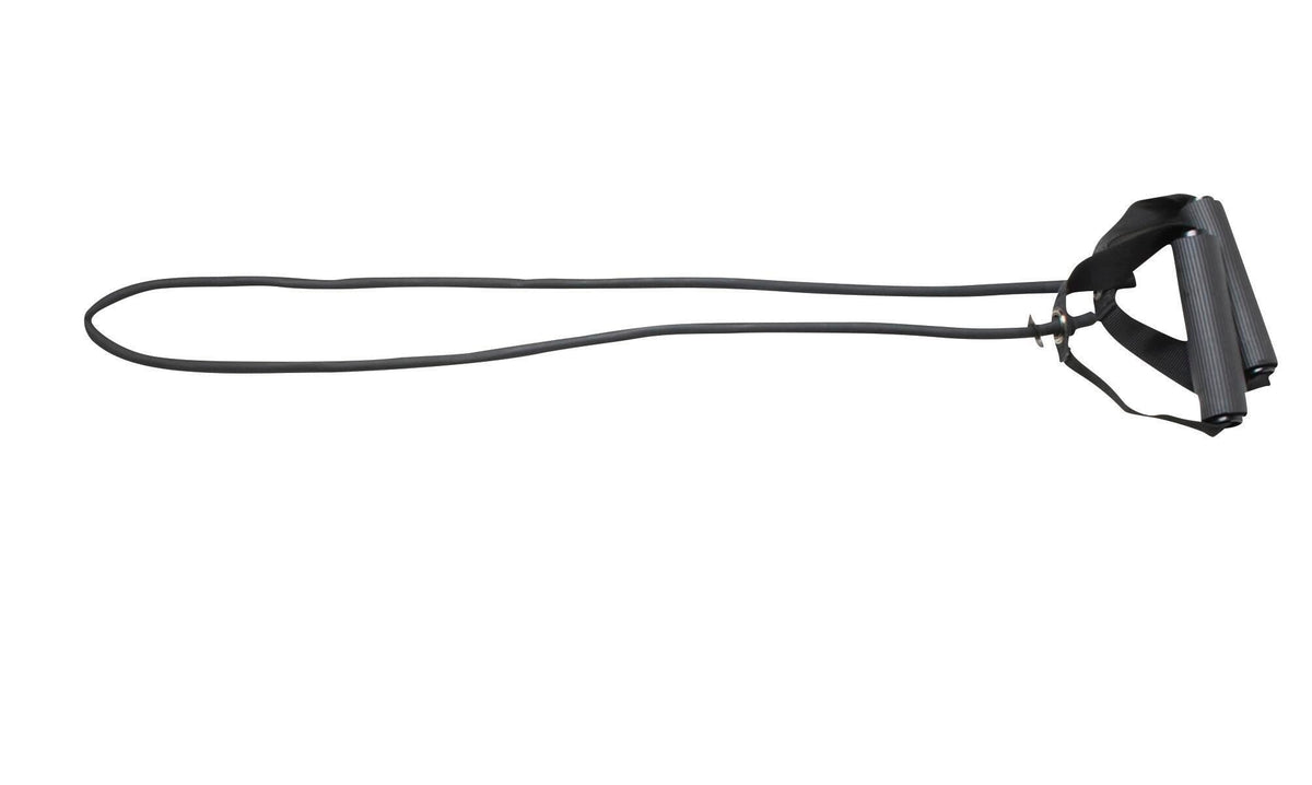 TUBING WITH HANDLES EXERCISER - 48 INCH - BLACK - X-HEAVY - CANDO