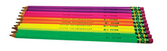 PRE-SHARPENED TICONDEROGA PENCILS NEON SET OF 10