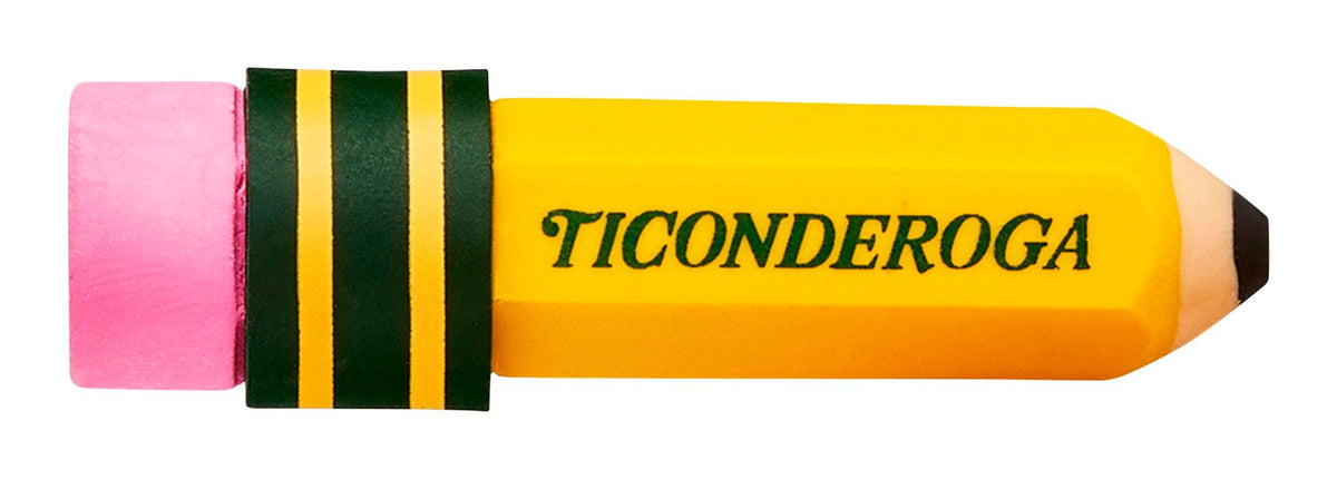 ERASER TICONDEROGA PENCIL SHAPED PACK OF 36