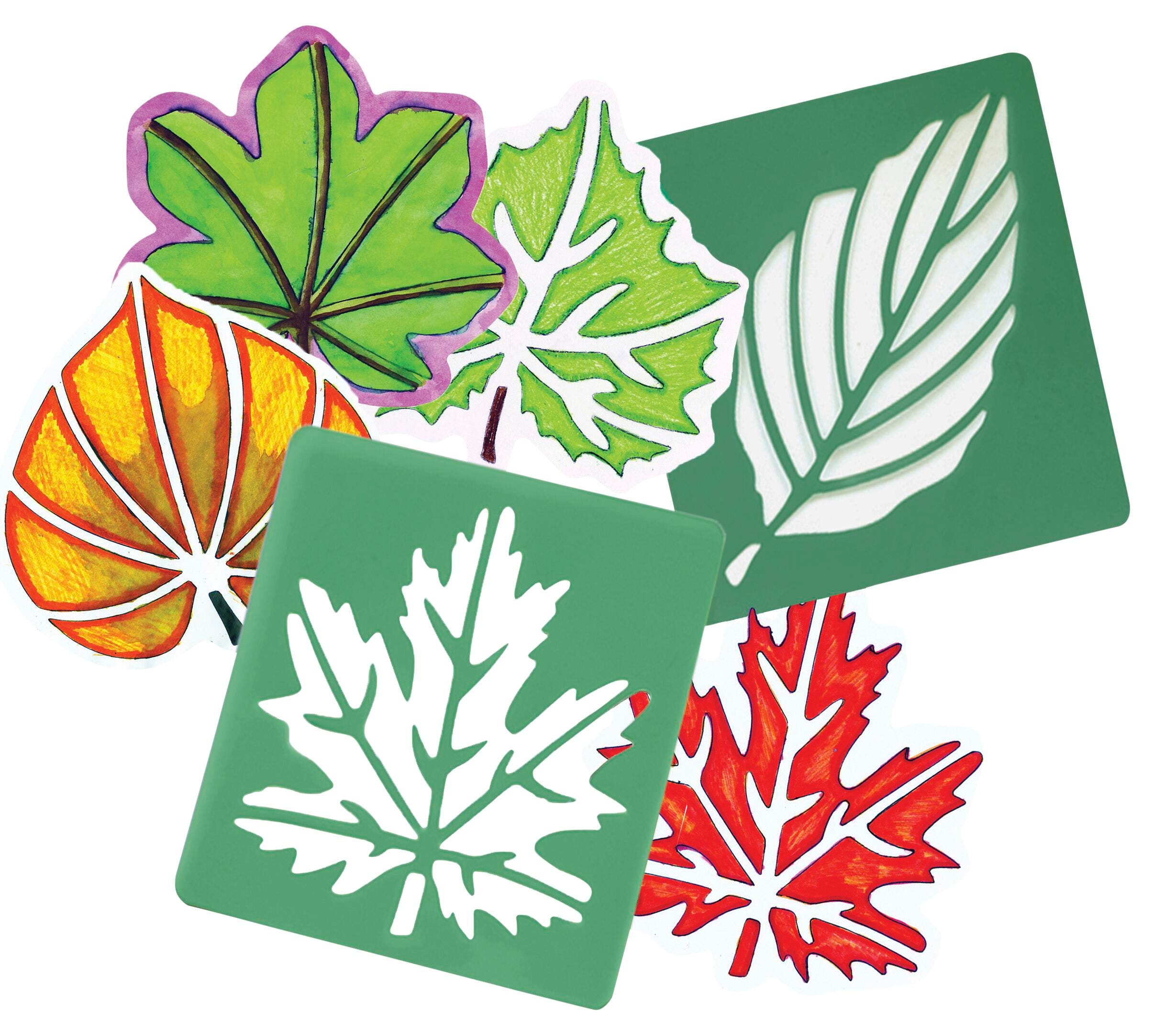STENCILS PERFECT LEAF SET OF 12