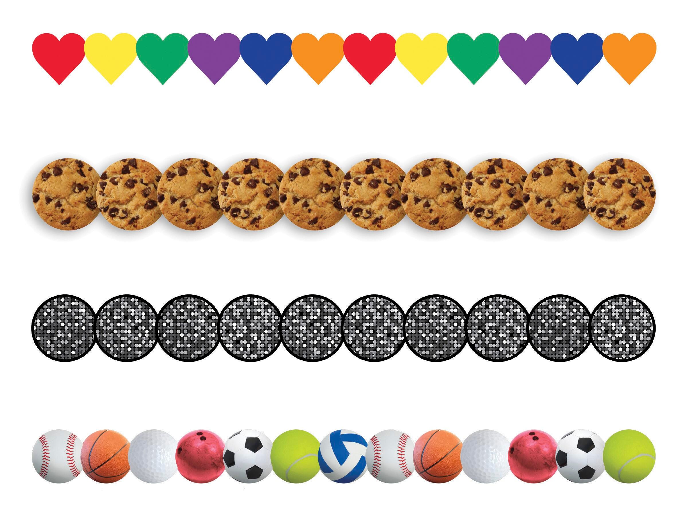 BORDERS FUN DESIGNS SET OF 48