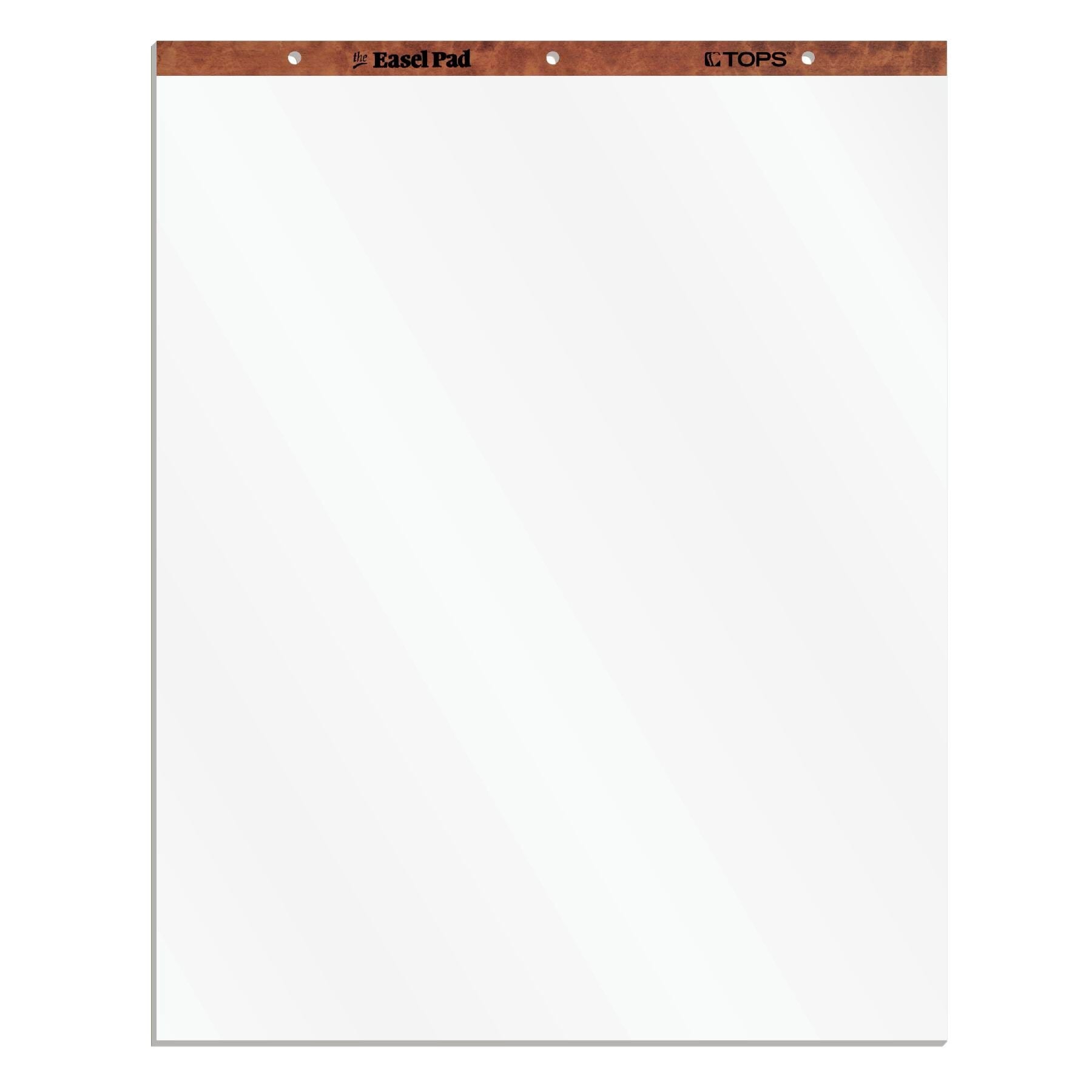 PAPER EASEL PAD 27X34 UNRULED WHITE 50 SHTS PK OF 2