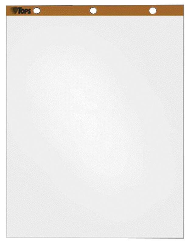 PAPER EASEL PAD 27X34 UNRULED WHITE 50 SHTS PK OF 4