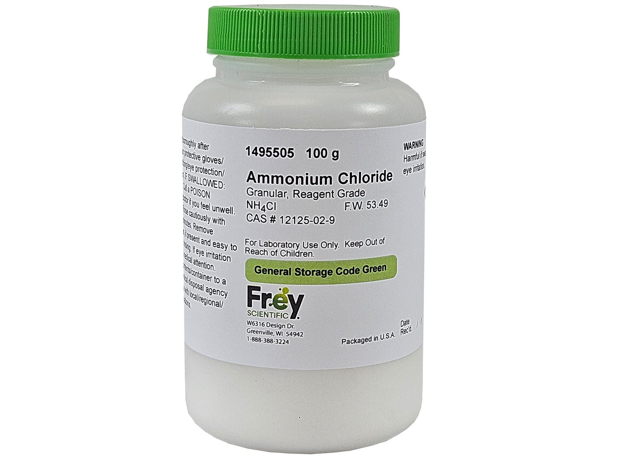 CHEM AMMONIUM CHLORIDE GRANULAR RG 100G