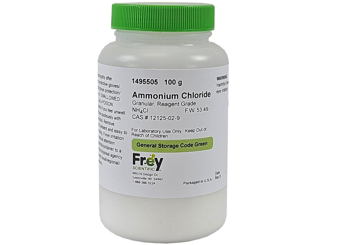 CHEM AMMONIUM CHLORIDE GRANULAR RG 100G