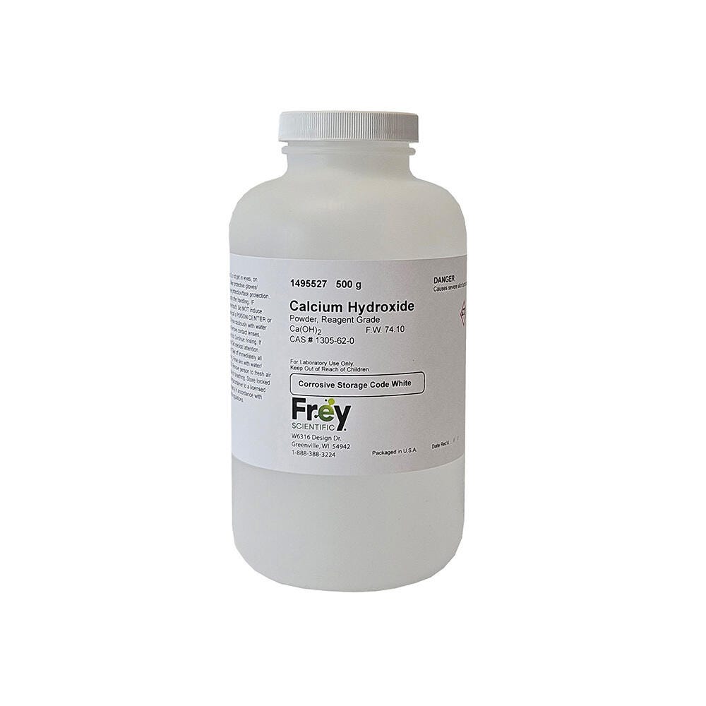 CHEM CALCIUM HYDROXIDE POWDER RG 500G